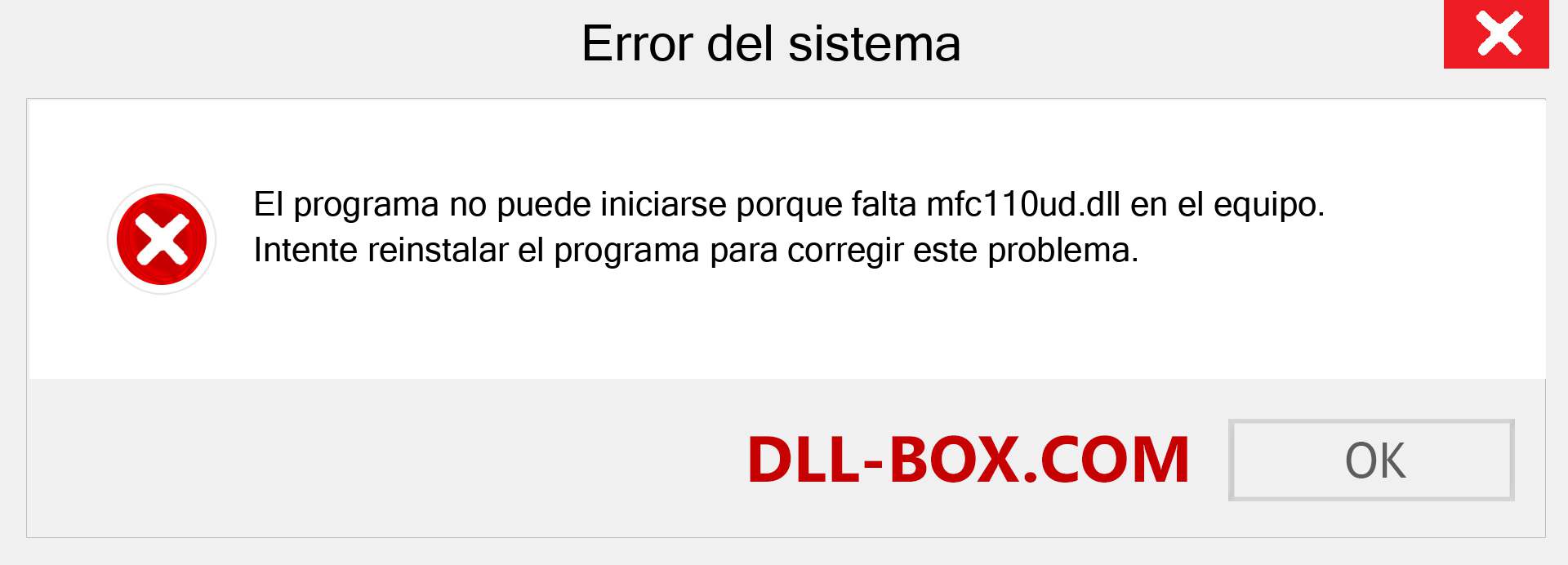 ¿Falta el archivo mfc110ud.dll ?. Descargar para Windows 7, 8, 10 - Corregir mfc110ud dll Missing Error en Windows, fotos, imágenes