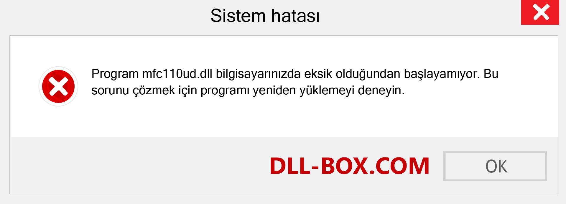 mfc110ud.dll dosyası eksik mi? Windows 7, 8, 10 için İndirin - Windows'ta mfc110ud dll Eksik Hatasını Düzeltin, fotoğraflar, resimler